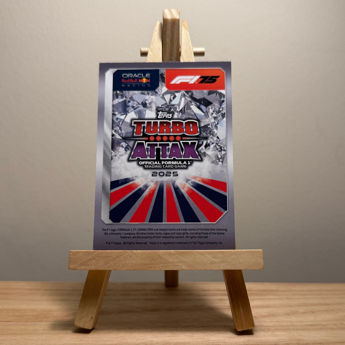 2025 Turbo Attax Formula 1 Trading Card - #31 Oracle Red Bull Racing Max Verstappen