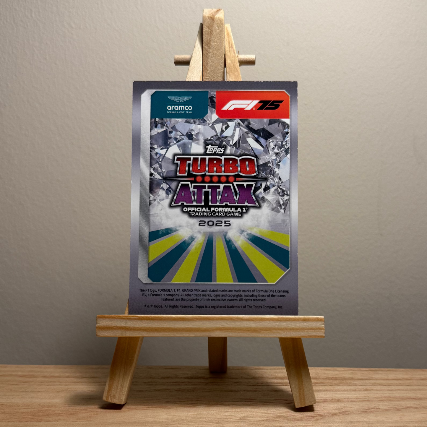 2025 Turbo Attax Formula 1 Trading Card - #51 Aston Martin Aramco Formula One Team Fernando Alonso and Lance Stroll