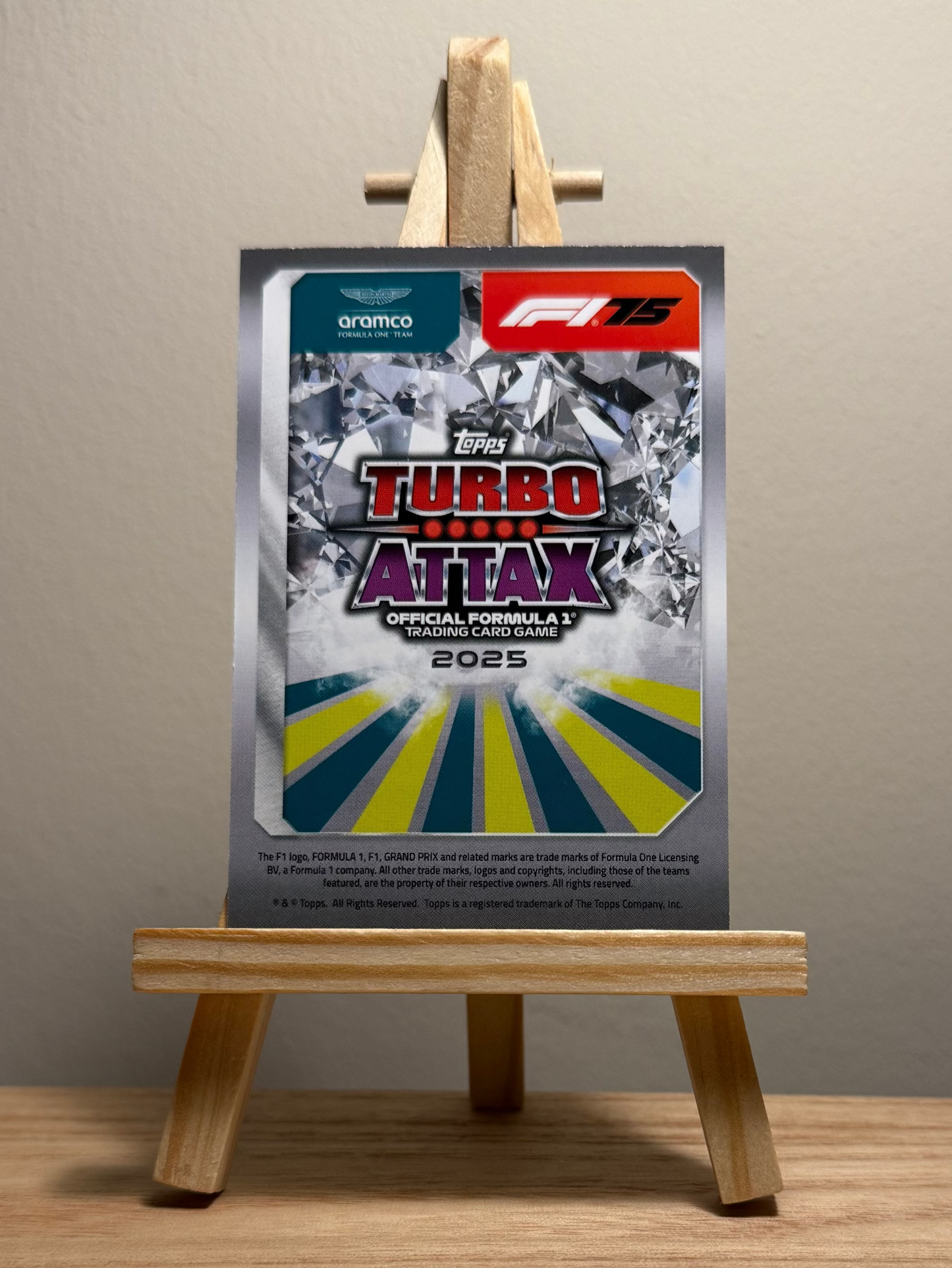 2025 Turbo Attax Formula 1 Trading Card - #52 Aston Martin Aramco Formula One Team Lance Stroll