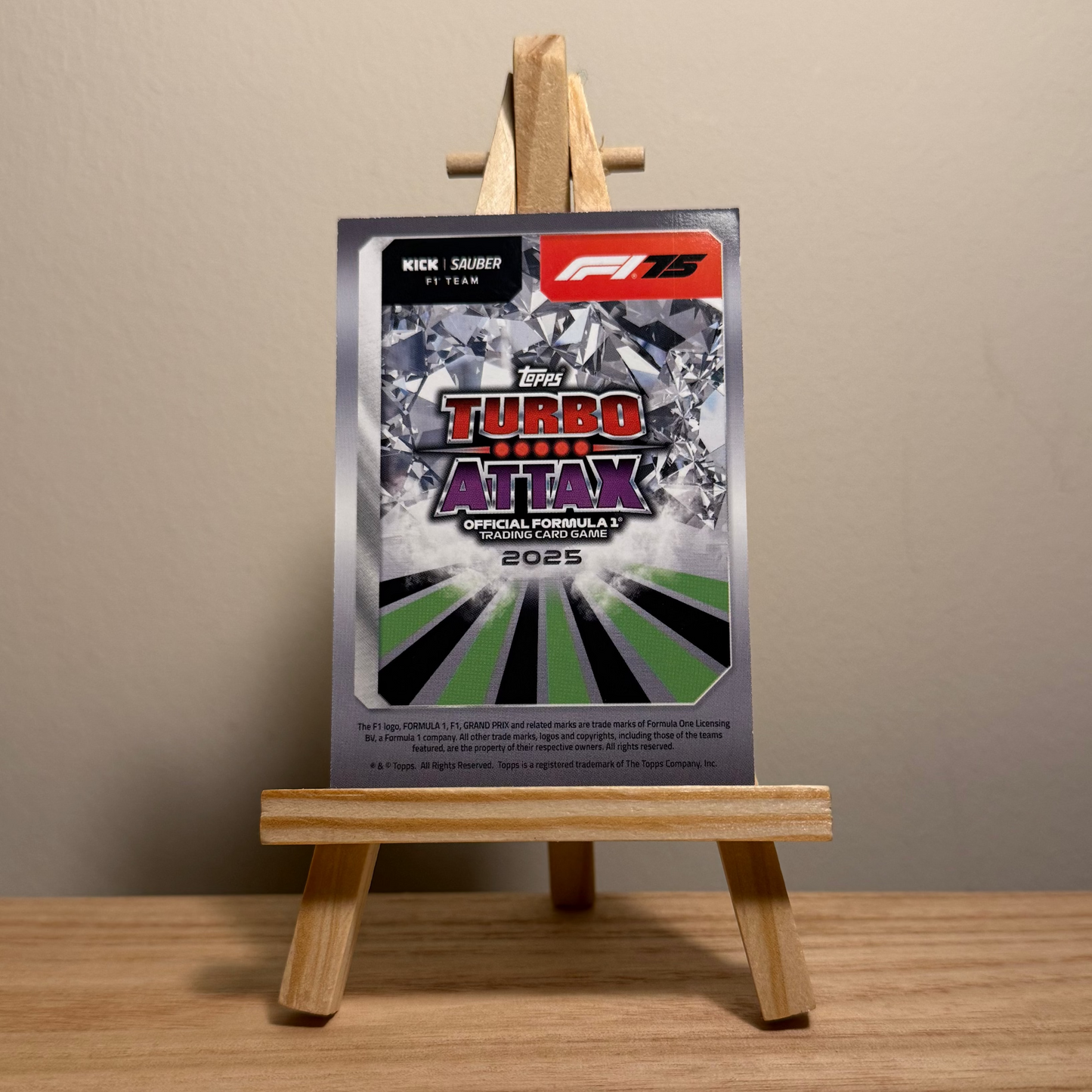 2025 Turbo Attax Formula 1 Trading Card - #94 Stake Formula One Team Kick Sauber Nico Hulkenberg