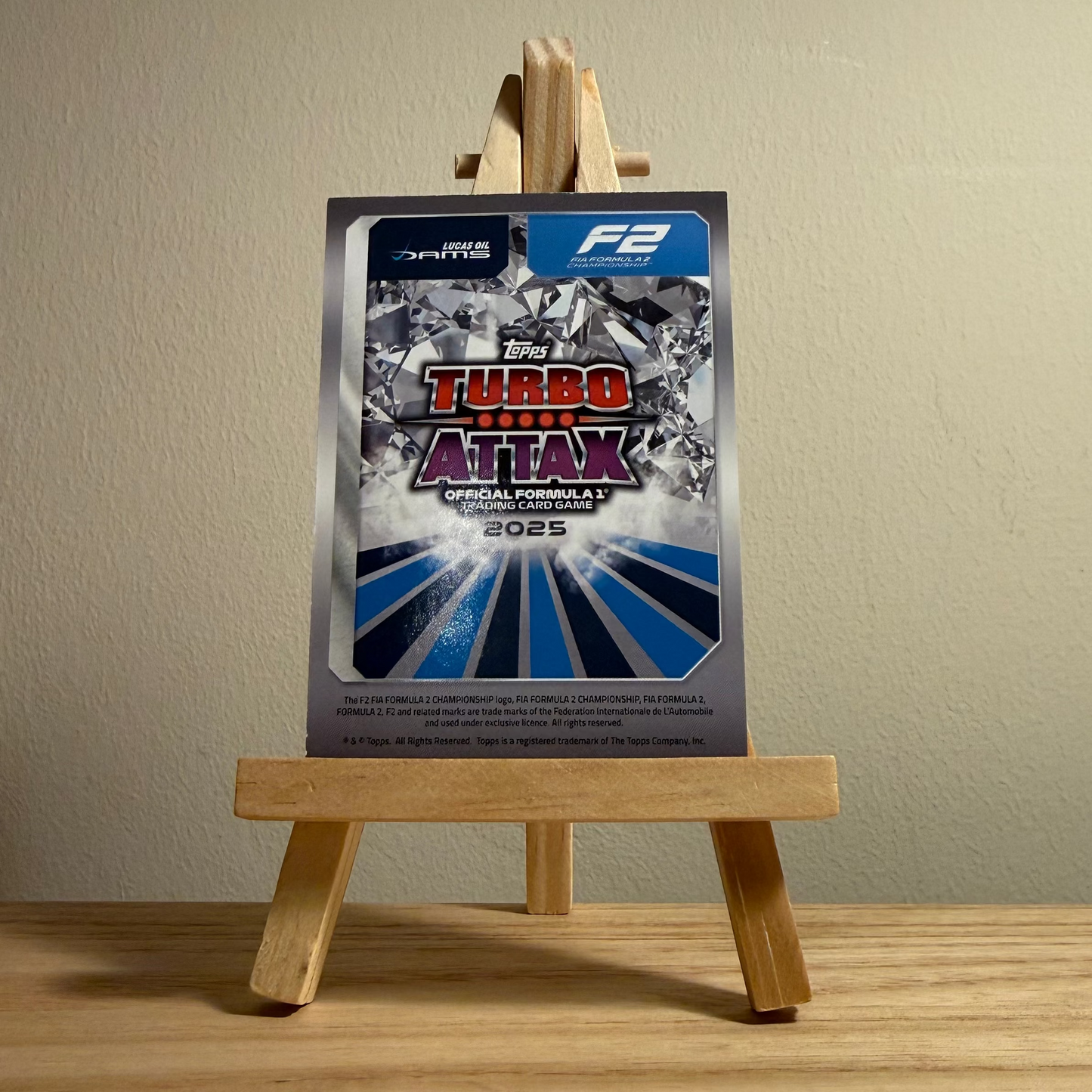 2025 Turbo Attax Formula 1 Trading Card - #189 Driot Associés Motor Sport Lucas Oils Kush Maini
