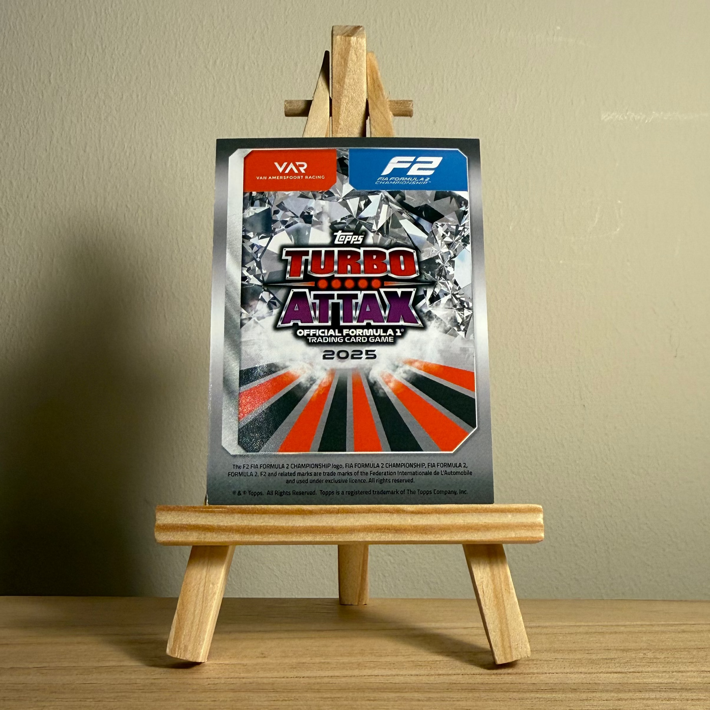 2025 Turbo Attax Formula 1 Trading Card - #202 Van Amersfoort Racing John Andrew Bennett & Rafael Villagómez Jr.
