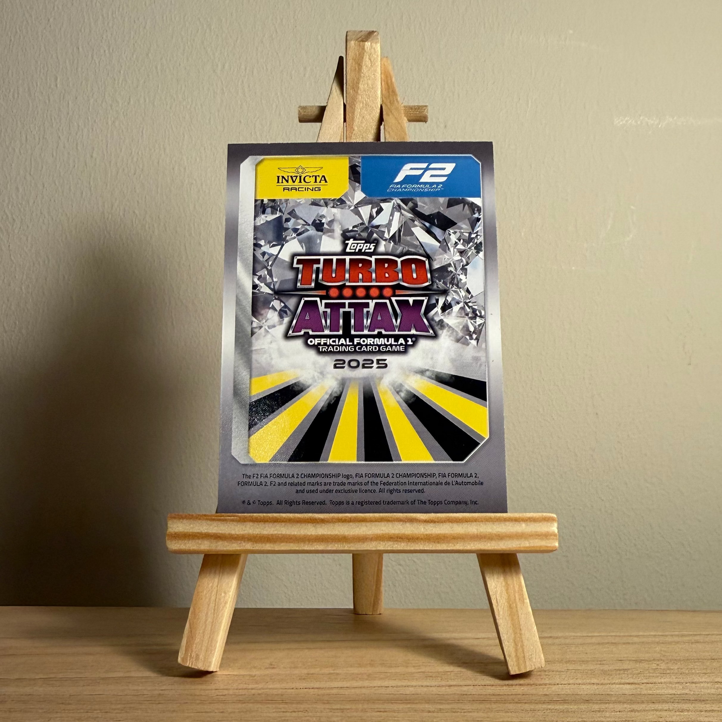 2025 Turbo Attax Formula 1 Trading Card - #212 Invicta Racing Roman Staněk Formula Two Podium Perfections