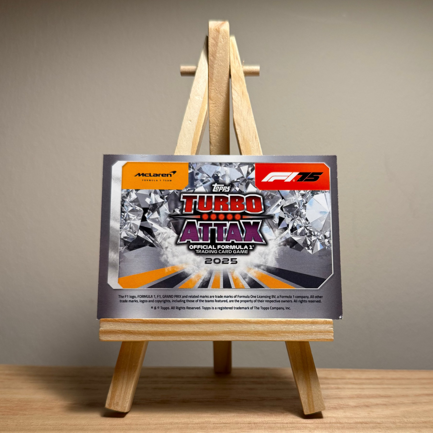 2025 Turbo Attax Formula 1 Trading Card - #10 McLaren Formula 1 Team Team Logo