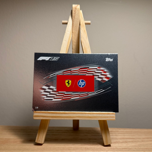 2025 Turbo Attax Formula 1 Trading Card - #19 Scuderia Ferrari Hewlett Packard Team Logo
