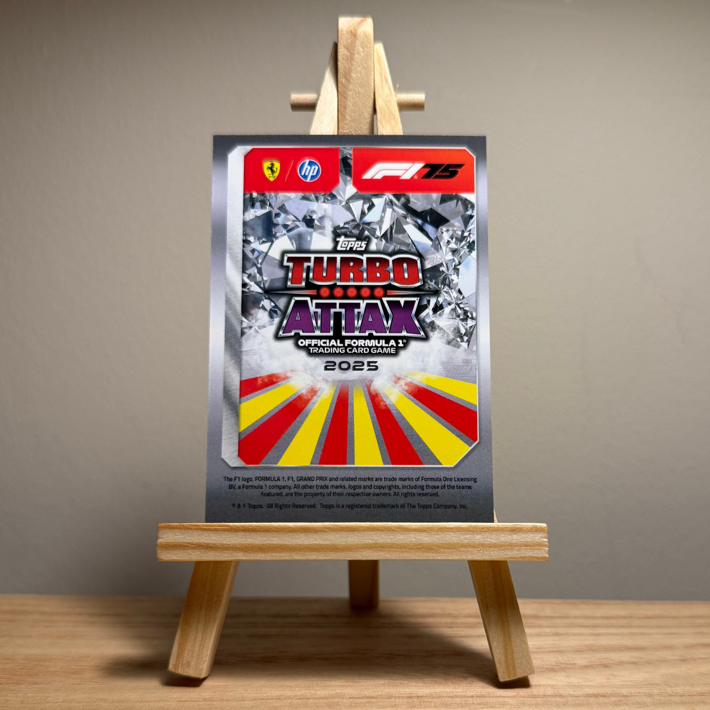 2025 Turbo Attax Formula 1 Trading Card - #24 Scuderia Ferrari Hewlett Packard Charles Leclerc & Lewis Hamilton
