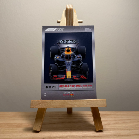 2025 Turbo Attax Formula 1 Trading Card - #29 Oracle Red Bull Racing Team Car
