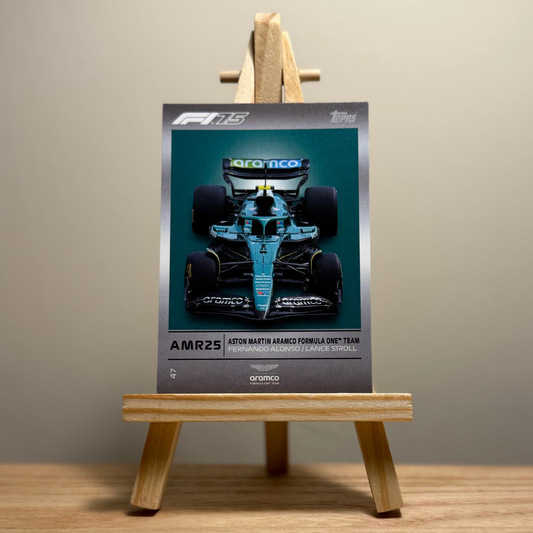 2025 Turbo Attax Formula 1 Trading Card - #47 Aston Martin Aramco Formula One Team Team Car