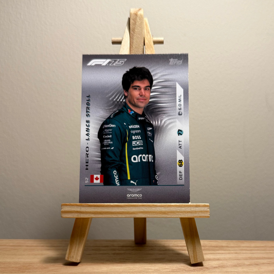 2025 Turbo Attax Formula 1 Trading Card - #52 Aston Martin Aramco Formula One Team Lance Stroll