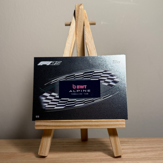 2025 Turbo Attax Formula 1 Trading Card - #55 Best Water Technology Alpine Formula One Team Team Logo