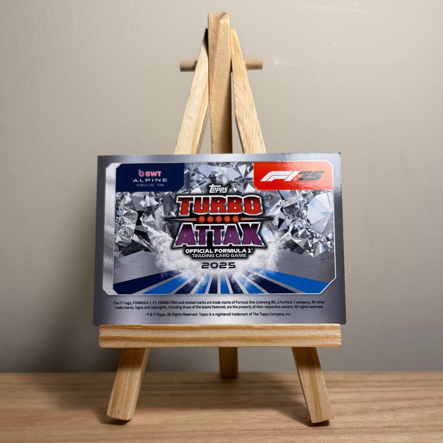 2025 Turbo Attax Formula 1 Trading Card - #55 Best Water Technology Alpine Formula One Team Team Logo