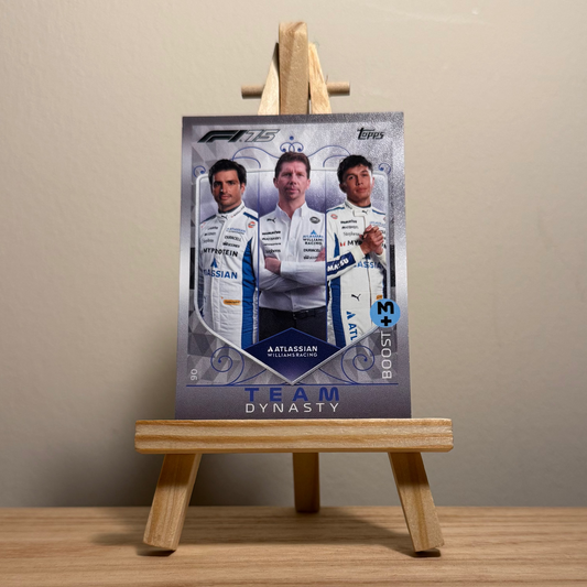 2025 Turbo Attax Formula 1 Trading Card - #90 Atlassian Williams Racing Sainz, Vowles and Albon
