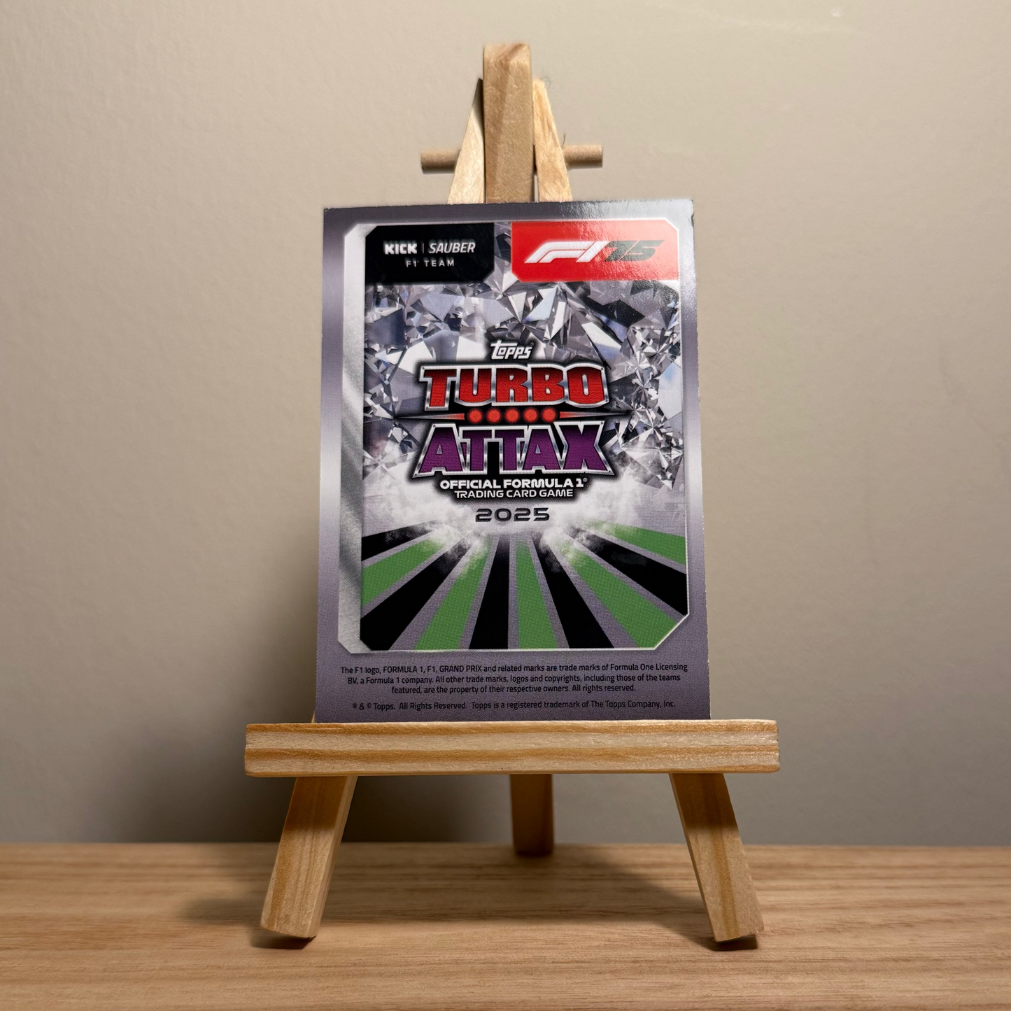 2025 Turbo Attax Formula 1 Trading Card - #99 Stake Formula One Team Kick Sauber Hulkenberg, Wheatley & Bortoleto