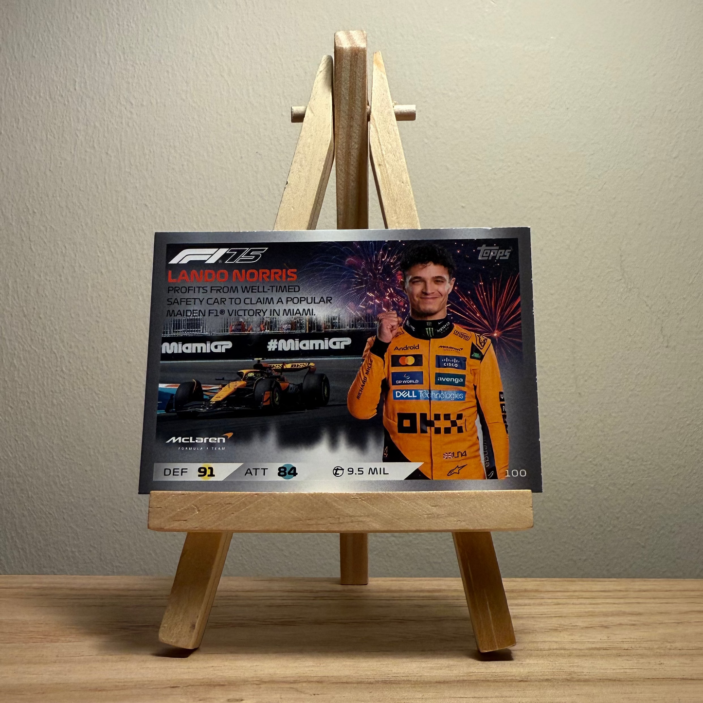 2025 Turbo Attax Formula 1 Trading Card - #100 Lando Norris Epic Moments