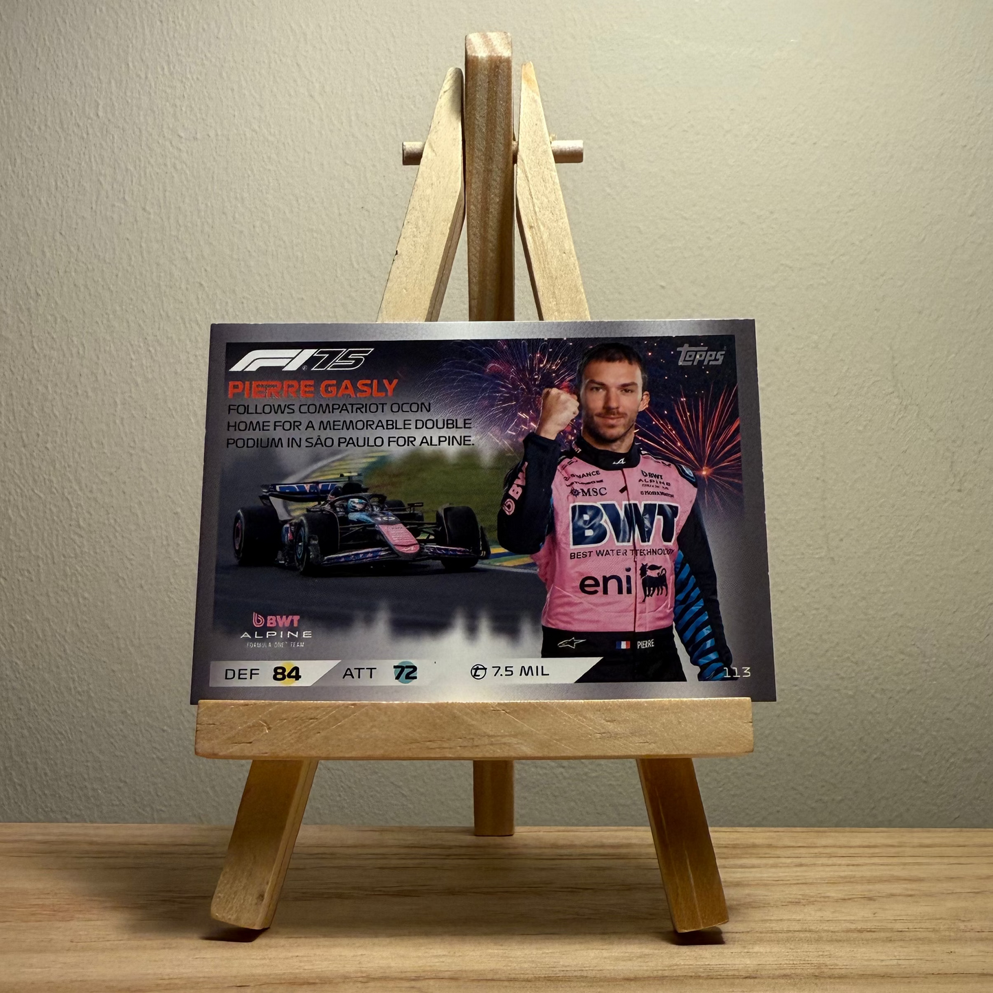 2025 Turbo Attax Formula 1 Trading Card - #113 Pierre Gasly Epic Moments