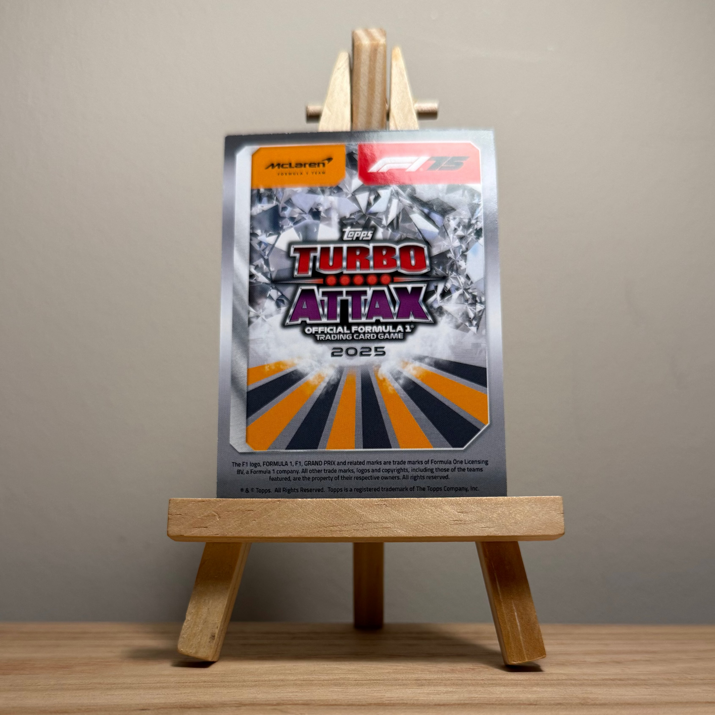 2025 Turbo Attax Formula 1 Trading Card - #118 Lando Norris Pole Position