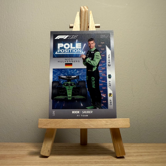 2025 Turbo Attax Formula 1 Trading Card - #126 Nico Hulkenberg Pole Position