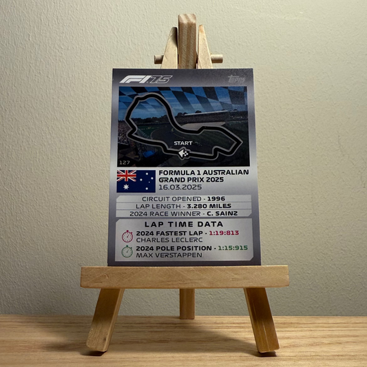 2025 Turbo Attax Formula 1 Trading Card - #127 Albert Park Circuit
