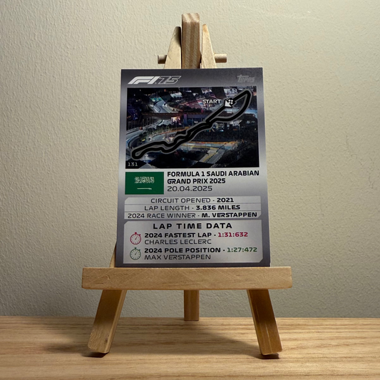 2025 Turbo Attax Formula 1 Trading Card - #131 Jeddah Corniche Circuit