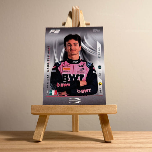 2025 Turbo Attax Formula 1 Trading Card - #186 Prema Racing Gabriele Minì