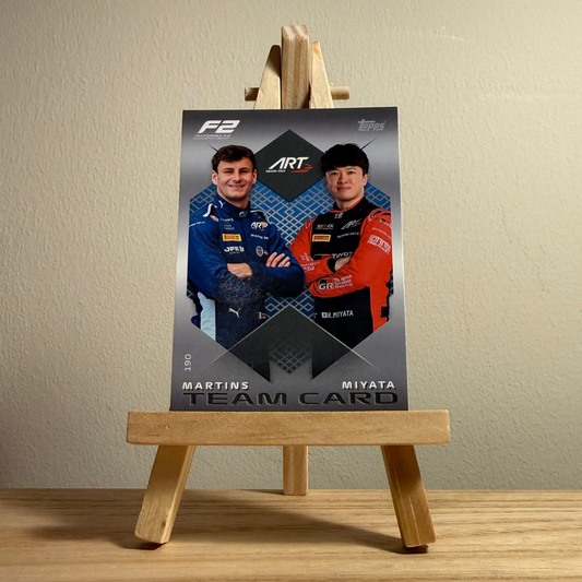 2025 Turbo Attax Formula 1 Trading Card - #190 All Road Team Grand Prix Victor Martins & Ritomo Miyata