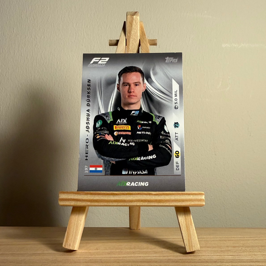 2025 Turbo Attax Formula 1 Trading Card - #197 AIX Racing Joshua Iván Dürksen