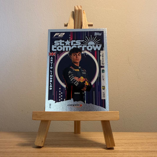 2025 Turbo Attax Formula 1 Trading Card - #238 Campos Racing Arvid Anand Olof Lindblad Stars of Tomorrow