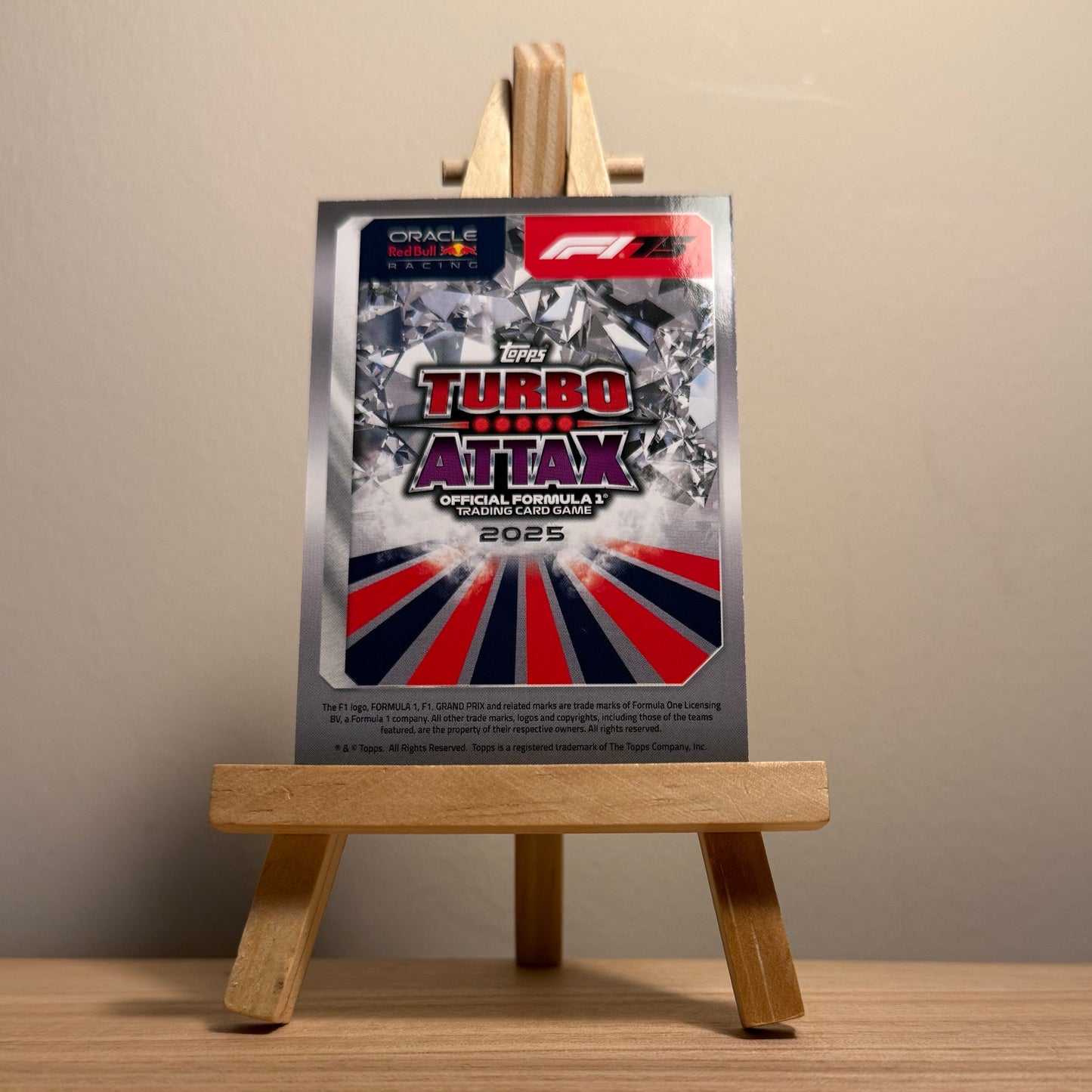 2025 Turbo Attax Formula 1 Trading Card - #245 Oracle Red Bull Racing Max Verstappen Rain Master