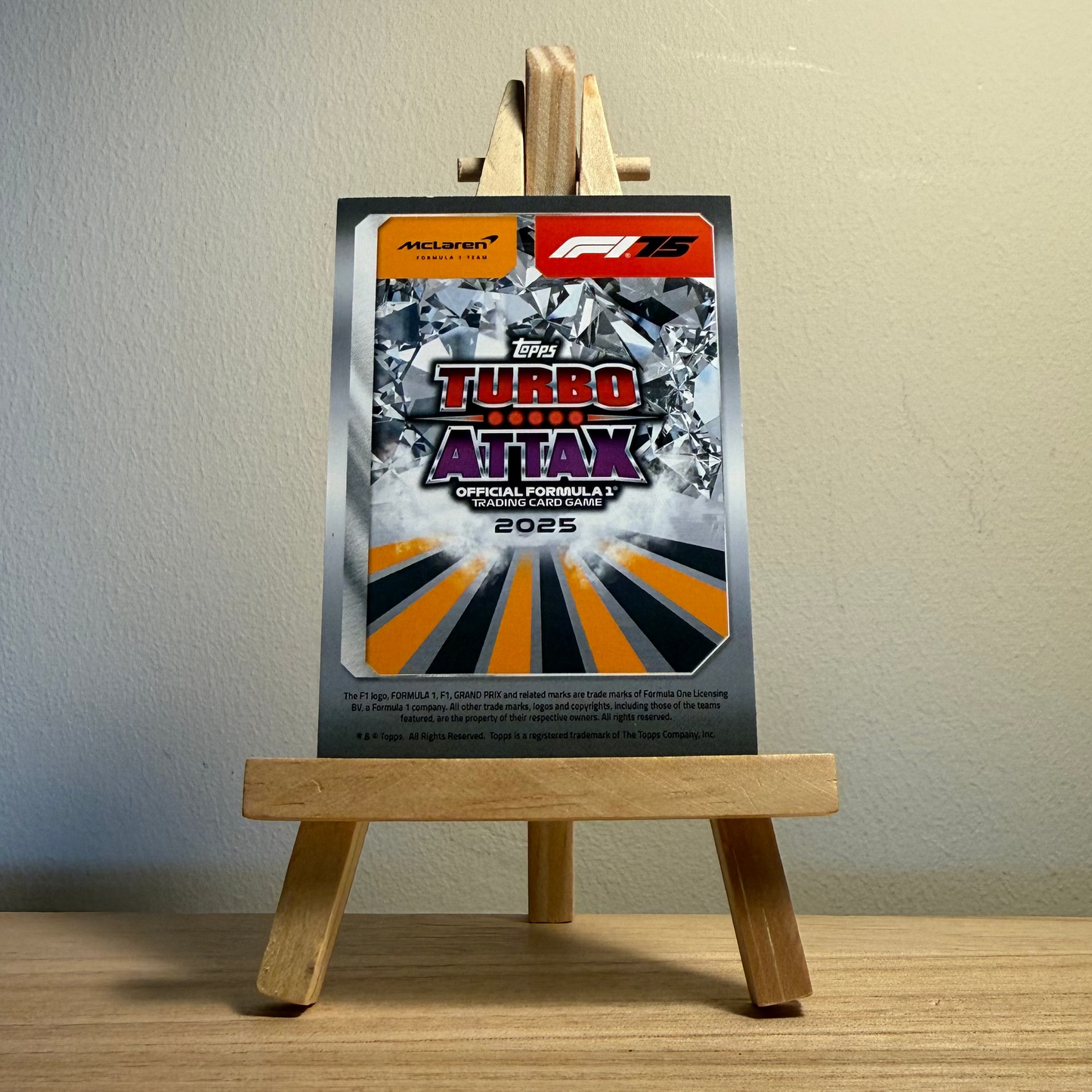 2025 Turbo Attax Formula 1 Trading Card - #268 Oscar Piastri Victory Lap